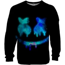 3D свитшот с космическим логотипом Marshmello