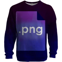 3D світшот з надписью PNG