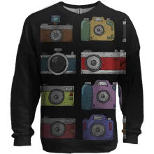 3D свитшот с фотоаппаратами