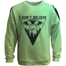 3D свитшот I don't believe
