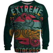 3D свитшот Extreme motocross