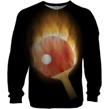 3D свитшот Fire tennis