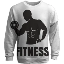 3D свитшот Fitness Gym с атлетами