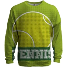 3D свитшот Tennis с большим мячом