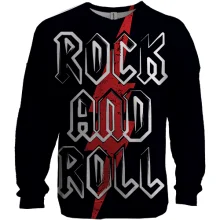 3D свитшот Rock and Roll стрела