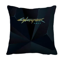 3D подушка "Cyberpunk 2077" полигональная_2
