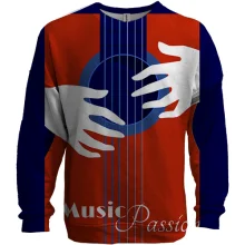 3D свитшот Music Passion