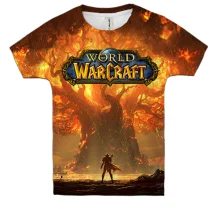 Детская 3D футболка World of Warcraft: Cataclysm