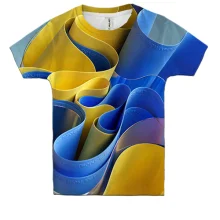 Детская 3D футболка "Ukraine colors"