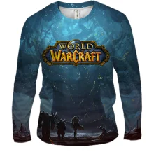 Мужской 3D лонгслив World of Warcraft: Cataclysm с Древом Жизни