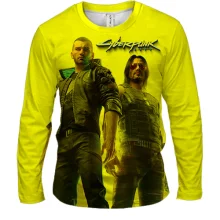 Мужской 3D лонгслив Cyberpunk 2077