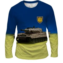 Мужской 3D лонгслив "Украинский Леопард"