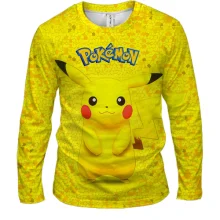 Мужской 3D лонгслив "Pokemon Go"