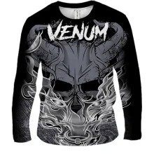 Мужской 3D лонгслив "Venum" череп