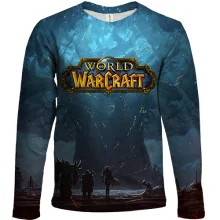 Детский 3D лонгслив World of Warcraft: Cataclysm с Древом Жизни