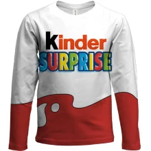 Дитячий 3D лонгслів "Kinder Surprise"