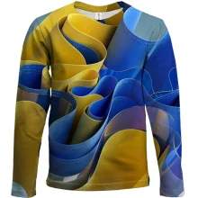 Детский 3D лонгслив "Ukraine colors"