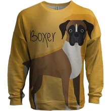 3D світшот Boxer dog