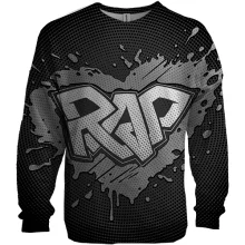 3D свитшот RAP в стиле граффити