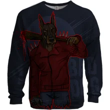 3D свитшот Bad dog
