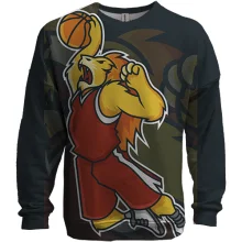 3D свитшот Basketball Lion