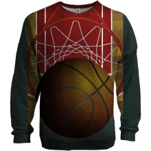3D свитшот Basketball кольцо