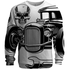 3D свитшот Retro car