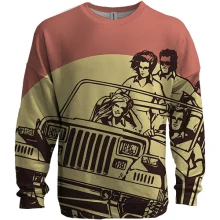 3D свитшот Road Jeep