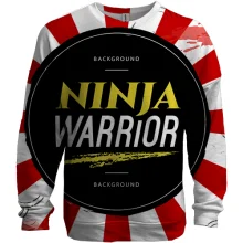 3D свитшот Ninja Warrior