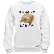 Свитшот It is wednesday, my dudes