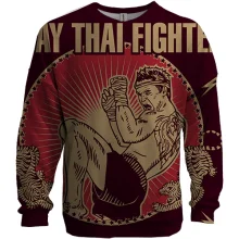 3D свитшот Muay Thai fighter