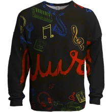 3D свитшот Music (2)