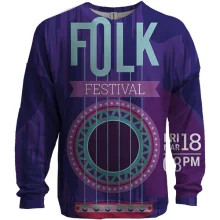 3D свитшот Folk