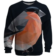 3D свитшот Bird Low Poly