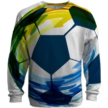 3D світшот Football Watercolor Art