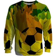 3D свитшот Football Yellow