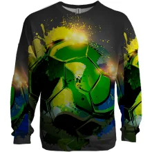 3D світшот Green Football Art