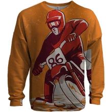 3D свитшот Motorcyclist #86