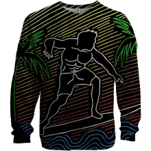 3D світшот Surfer Line art