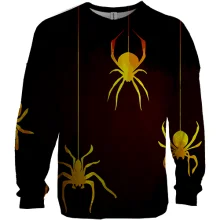 3D свитшот Yellow Spiders