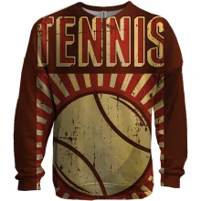 3D свитшот Big Tennis Ball