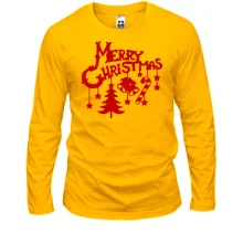Лонгслів з написом "Merry Christmas"