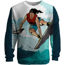 3D свитшот Wakesurfing