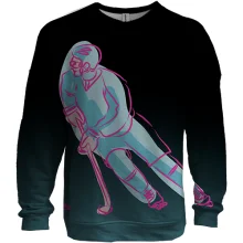 3D свитшот Hockey player Art