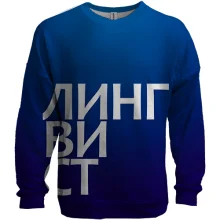 3D свитшот ЛИНГВИСТ
