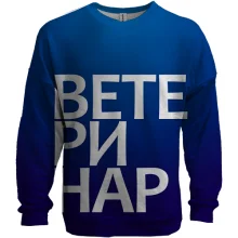 3D свитшот ВЕТЕРИНАР