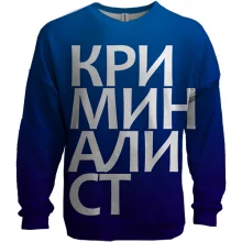 3D світшот КРИМІНАЛІСТ
