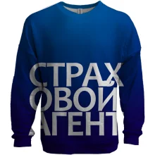 3D свитшот СТРАХОВОЙ АГЕНТ