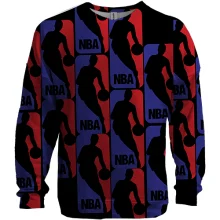 3D свитшот NBA pattern