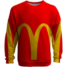 3D свитшот Mc Donalds pattern